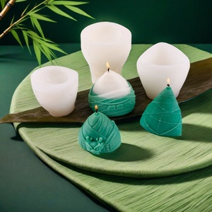 Ensemble de moules en silicone TangChu Zongzi Trio pour le festival des bateaux-dragons, les fêtes à thème asiatique et les collectionneurs de Kawaii - Product Image 2