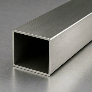 Tube carré de fabrication fiable en acier inoxydable, grades 202, 304, 316, profilé soudé laminé à froid, finition mate ou brillante - Product Image 1