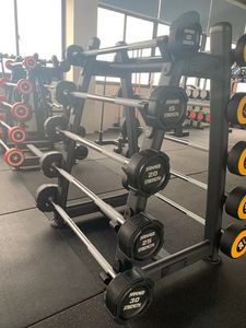 <span class=keywords><strong>Barra</strong></span> de Pesas Fija de Acero FANGBU FB-1401 para <span class=keywords><strong>Curl</strong></span> de Bíceps, Rango de Peso de 10-50 kg, Incrementos de 5 kg, Pesas Libres para Entrenamiento de Fuerza - Product Image 4