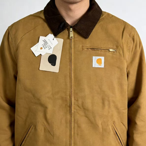 <span class=keywords><strong>Ropa</strong></span> de trabajo para hombre, nueva chaqueta de primavera y otoño, tops sencillos a juego, <span class=keywords><strong>ropa</strong></span> de color liso con solapa y cremallera. - Product Image 5