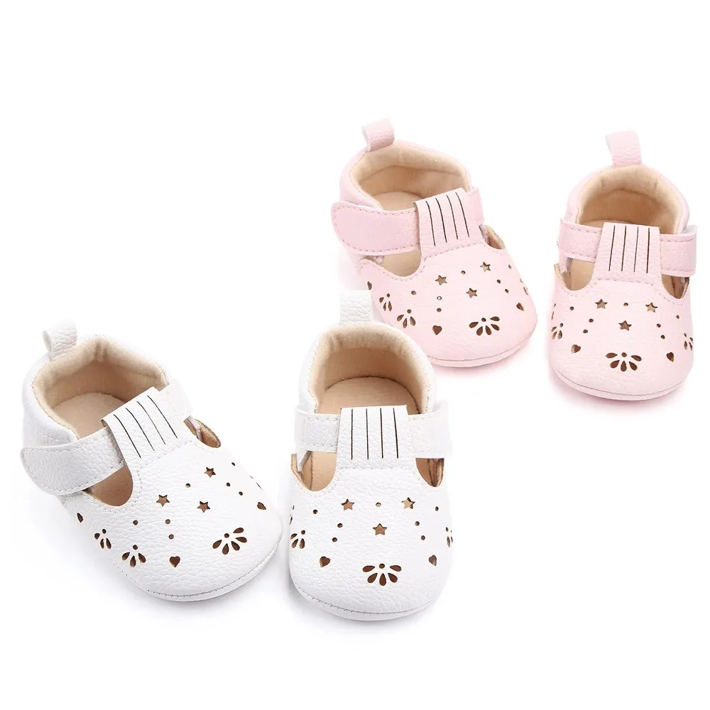 All Match Pu Lederen Star Casual Schoenen Prewalker Zachte Zool Holle Ster Babyschoenen Voor Meisjes