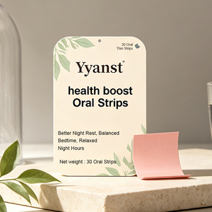 Tiras Orales Naturales y Suaves para Mejorar la Salud, Equilibrio Nocturno, Relajación y Bienestar, 30 Tiras Individuales Rosadas - Product Image 5