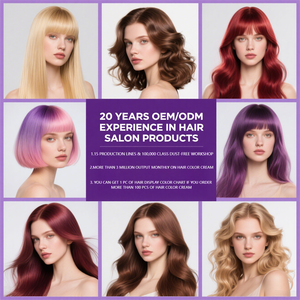 Crema Colorante para el Cabello con Fragancia Herbal de Marca Privada al por Mayor, Baja en Amoníaco, Sin Alergias, Coloración Capilar Permanente a Base de Plantas - Product Image 5