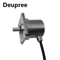 Encodeur Rotatif Absolu Multi-tours Haute Précision SSI DPL582M-S2-G-58-10-SC-EC-A Deupree, Arbre Solide 10mm, 8-30VDC pour l'Automatisation