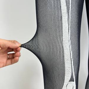 Calcetines brillantes hasta el muslo con <span class=keywords><strong>esqueleto</strong></span> para <span class=keywords><strong>mujer</strong></span>, <span class=keywords><strong>medias</strong></span> de punto finas transparentes con estampado de huesos para Cosplay y fiestas de invierno/Carnavales - Product Image 6