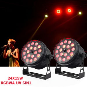 공장 직접 18X15W Rgbwa + Uv 6In1 줌 Led 파 조명 스포트라이트 Dmx512 컨트롤과 Dj 디스코 나이트 클럽 무대 - Product Image 1