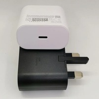 UK Plug 25W Super Fast Charging UK Adaptateur PD Chargeur Câble USB pour Samsung Galaxy A33 M53 S20 S21 S22 S23 Note 20 Ultra