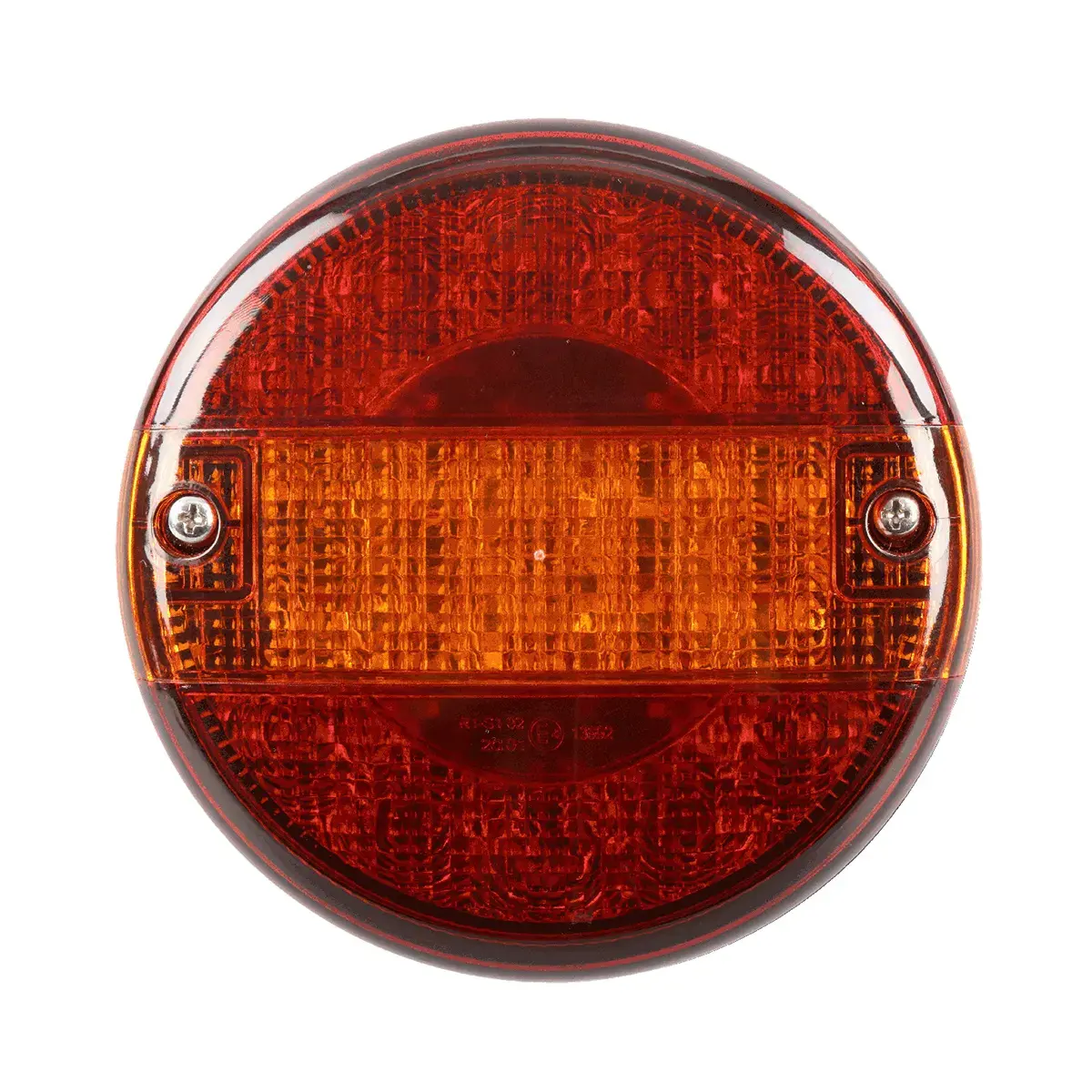 Emark OEM di alta qualità 12V/24V rosso ambra rotonda 5.5 "20LED impermeabile combinazione Burger luce auto fanale posteriore freno freno sterzo