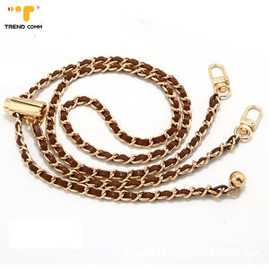 Coréen Luxe Métal <span class=keywords><strong>Perle</strong></span> Cuir Bandoulière Collier Sangle Universel Anti-Perdu <span class=keywords><strong>Téléphone</strong></span> Portable Lanière Cas - Product Image 4