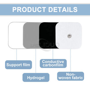 Bouton personnalisé Tens <span class=keywords><strong>Snap</strong></span> <span class=keywords><strong>Compex</strong></span> Adhésif Tens Unit Électrodes de stimulateur musculaire en silicone Coussinets d'électrodes Tens - Product Image 4
