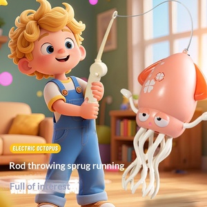 Giocattolo Elettrico Polpo Danzante in Plastica con Suoni, Luci e Musica, Induzione Omnidirezionale e Evitamento Ostacoli Magico per il Commercio Transfrontaliero - Product Image 1