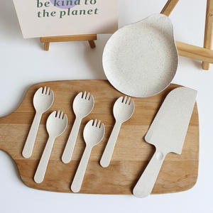 Cuchara-tenedor desechable, <span class=keywords><strong>cubiertos</strong></span> para aperitivos, cuchara-tenedor para pastel, vajilla para fiestas, decoraciones de mesa, vajilla desechable, juego de vajilla - Product Image 5