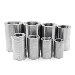 Stainless Steel Threaded Pipe Fittings Female Coupler for Steel Rebar Carbon Steel & Zinc Alloy Options Polished Finish - Product Image 1