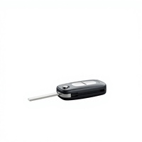 QCONTROL Clé télécommande à 2 boutons pour Clio 3 Kangoo Master Modus Twingo Flip avec 434 MHz PCF7961A