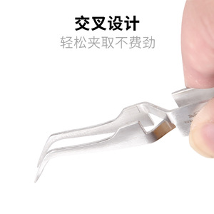 Pinces à tiques en acier inoxydable à double tête pour chats et chiens, pour l'élimination des parasites externes - Product Image 4