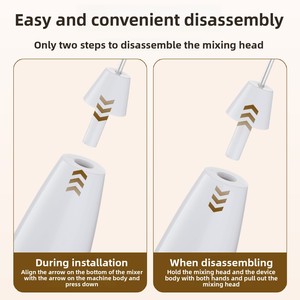 Mousseur à <span class=keywords><strong>lait</strong></span> électrique numérique à livraison rapide, alimentation USB/piles, fonctionnement à une touche, boîtier en plastique, utilisation manuelle <span class=keywords><strong>pour</strong></span> le café - Product Image 4