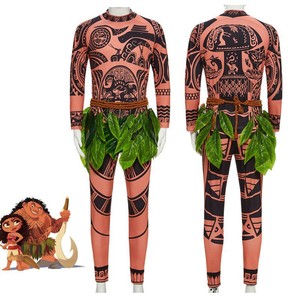 Disfraz de Moana Maui para Adultos, Conjunto de Disfraces para Halloween, Carnaval y Actuaciones - Product Image 1