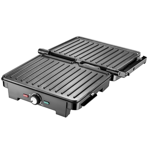Anbolife 2 slice contact grill 180 gradi open electric contact grill piccolo elettrodomestico da cucina panini maker con vassoio dell'olio - Product Image 6