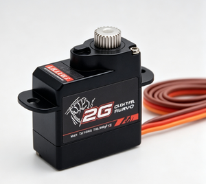 Servomoteur numérique 2G en plastique avec engrenages, moteur à coupelle creuse 3.7-4.2V, micro-servo 180 degrés pour avion RC, drone FPV et modèles - Product Image 1