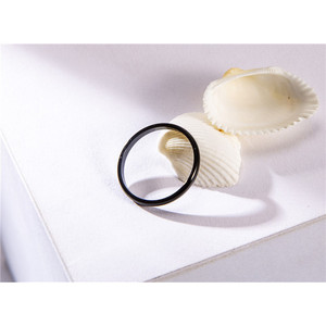 Fashion Rings Round <b>Tungsten</b> Steel Polished Gold Unisex Gift Jewelry - Product Image 5