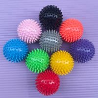 Balles de massage à picots en PVC écologiques de 6,5 cm pour thérapie, massage des fascias, yoga, confort et efficacité améliorés