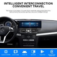 NTG4.5 W207 Upgrade Layar Mobil Android 14.9 Inci Wireless Apple CarPlay & Android Auto untuk Mercedes Benz E Class C207 A207