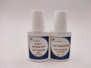 Produsen Kecepatan Bintang Menyediakan Sistem Diurna Lem Kuku Akrilik Pelurus Lapisan Dasar Lem Kuku Cair 2 IN 1 - Product Image 4