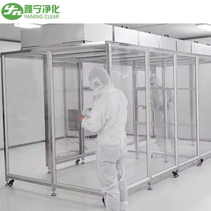 Cabine de laboratoire modulaire ISO Classe 100 pour salle blanche, installation rapide, avec FFU intégré - Product Image 4