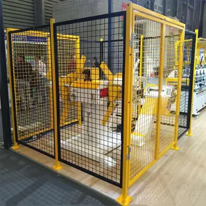 2022 고품질 기계 안전 울타리 금속 울타리 디자인 로봇 보안 가드