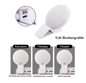 Điện Thoại Di Động Điền Flash Ống Kính Vòng Ánh Sáng Đèn Xách Tay Clip Mini Bền Thực Tế 10 LED Ảnh Tự Sướng Vòng Ánh Sáng Vẻ Đẹp Cho Điện Thoại - Product Image 6
