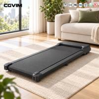 Tapis de course électrique antidérapant avec conception épaissie, bande absorbant les chocs pour la protection des genoux, usage domestique, moteur 0,65 CV, calories