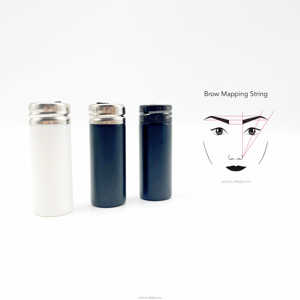 Microblading PMU Chaîne de cartographie des sourcils Utilisation facile Logo <span class=keywords><strong>blanc</strong></span> Tube mince pré-encré Accessoires de maquillage permanent Cartographie noire - Product Image 2