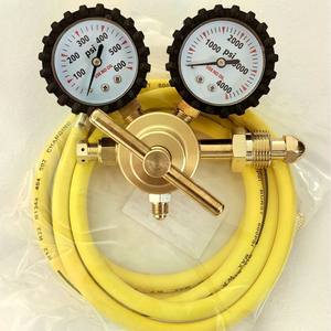 ווסת חנקן איכותי עם צינור חיבור CGA580 וחיבור זכר מתרחב 1/4 אינץ' עם חיבור כניסה CGA540 - Product Image 5