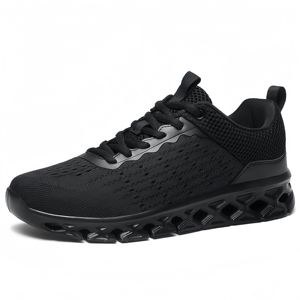 Chaussures <span class=keywords><strong>de</strong></span> course légères et respirantes en maille pour hommes, décontractées, sportives, à lacets, grande <span class=keywords><strong>taille</strong></span>, printemps, été, automne, PVC EVA, tendance <span class=keywords><strong>de</strong></span> la mode - Product Image 3