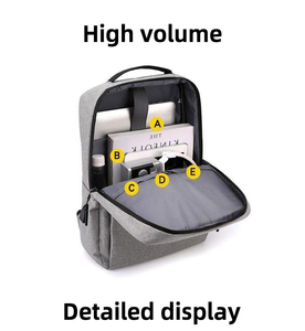 Custom Logo Fashion <b>Computer</b> <b>Bag</b> Rucksack Waterproof Smart <b>Bag</b> with Shoulder and Strap Carry System - Product Image 6