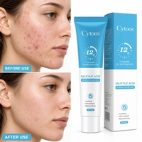 Crème Réparatrice Rapide et Efficace pour Cicatrices d'Acné à l'Acide Salicylique – Anti-Taches, Resserre les Pores, Lisse la Peau
