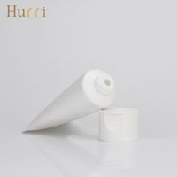 Tube souple personnalisé D40 60ml-100ml blanc écologique en PCR pour emballage de lotion pour les mains et nettoyant visage avec bouchon à clapet