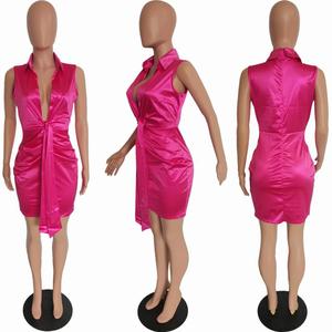 Vestido Brillante de Tirantes Finos Elásticos sin Mangas, Producto Más Vendido del Verano - Product Image 2