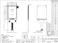 Module d'écran LCD TFT SPI TN AI 240*320 de 2,8 pouces ST7789P3