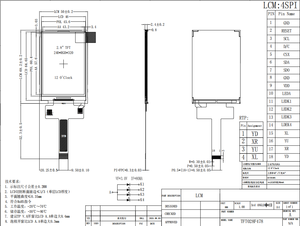 Módulo de Pantalla LCD TFT SPI TN de 2.8 Pulgadas, 240*320, con IA, ST7789P3 - Product Image 5