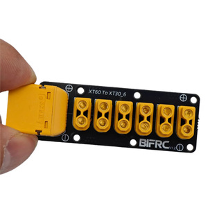Placa de distribución de energía XT30 de 6 canales, placa de distribución de energía para modelos RC, para robot, coche, barco, submarino, bricolaje, alta corriente, L489 - Product Image 2