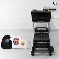 Imprimante DTF compacte XINMEI 30 cm à double tête A3 XP600 – Imprimante DTF numérique automatique économique pour T-shirts avec agitateur