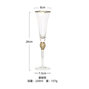 <span class=keywords><strong>Verre</strong></span> à vin en cristal, <span class=keywords><strong>verre</strong></span> à <span class=keywords><strong>martini</strong></span> avec tige en cristal en forme de boule - Product Image 5