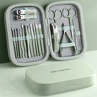 <strong>Best</strong> <strong>Selling</strong> 2024 Professional Stainless Steel Nail Travel Grooming Kit 18 Pieces <strong>Manicure</strong> <strong>Pedicure</strong> <strong>Set</strong>