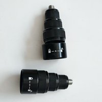 Piezas para Selfie Stick, Bloqueo Telescópico, Tornillo de 1/4 de Pulgada, Perilla de Bloqueo, Aleación de Aluminio, Universal, Compatible