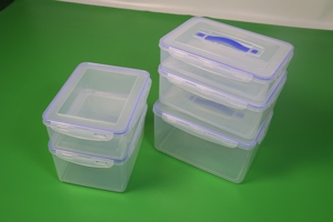 QS-caja <span class=keywords><strong>Rectangular</strong></span> de plástico transparente para almacenamiento de alimentos, contenedor de plástico transparente para guardar alimentos frescos, de calidad segura - Product Image 3