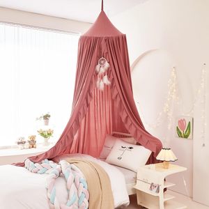 Zanzariera Premium in Tessuto Morbido e Delicato sulla Pelle, Rossa, per Decorazione Camera da Ragazza, Stile Castello da Principessa, per un Sonno da Sogno - Product Image 1