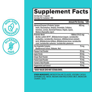 Nouveauté : Complément d'enzymes digestives pour la santé digestive – Gélules d'enzymes digestives - Product Image 3