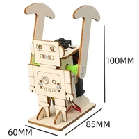 STEM Walking Robot Kit de bricolage Projet scientifique Jouet d'ingénierie éducatif avec apprentissage du circuit d'énergie solaire pour les enfants de 8 à 12 ans