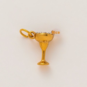 New thép không gỉ Cocktail trái cây chim Ice-cream DICE Horse hoa Mặt dây chuyền quyến rũ DIY phụ kiện - Product Image 4